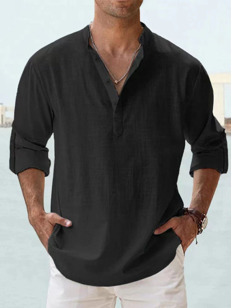Leon | Breathable Linen Shirt