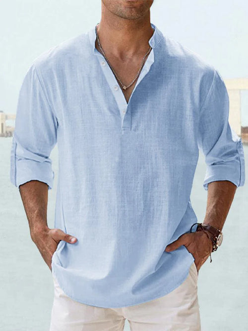 Leon | Breathable Linen Shirt